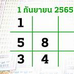 หวยไทยรัฐ 1 กันยายน 65